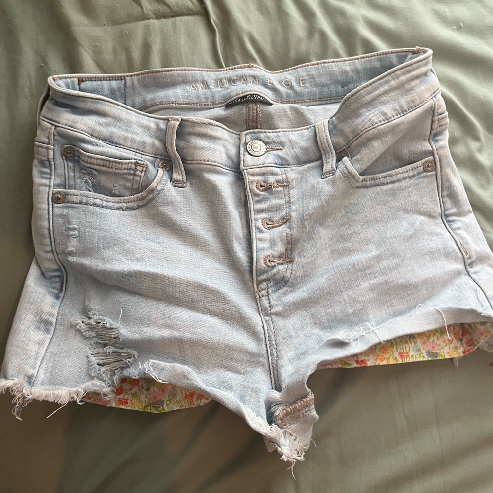 american eagle jean shorts